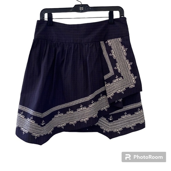 Anthropologie Golding Horses Dark Gray With Off White Embroidery Detail … - Picture 1 of 11